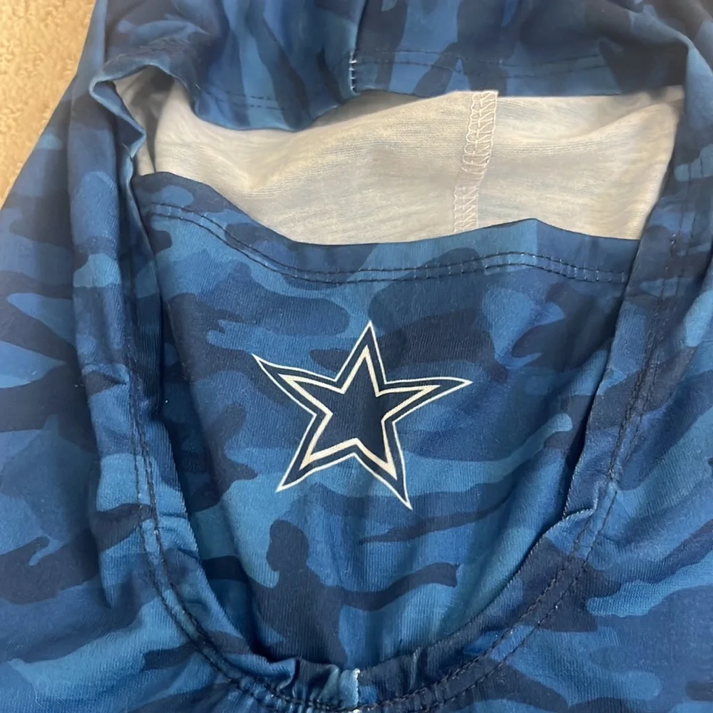 Cowboys face mask scarf